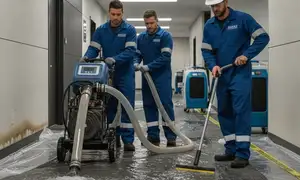Water extraction service in Fresno, CA for water damage cleanup and flood restoration